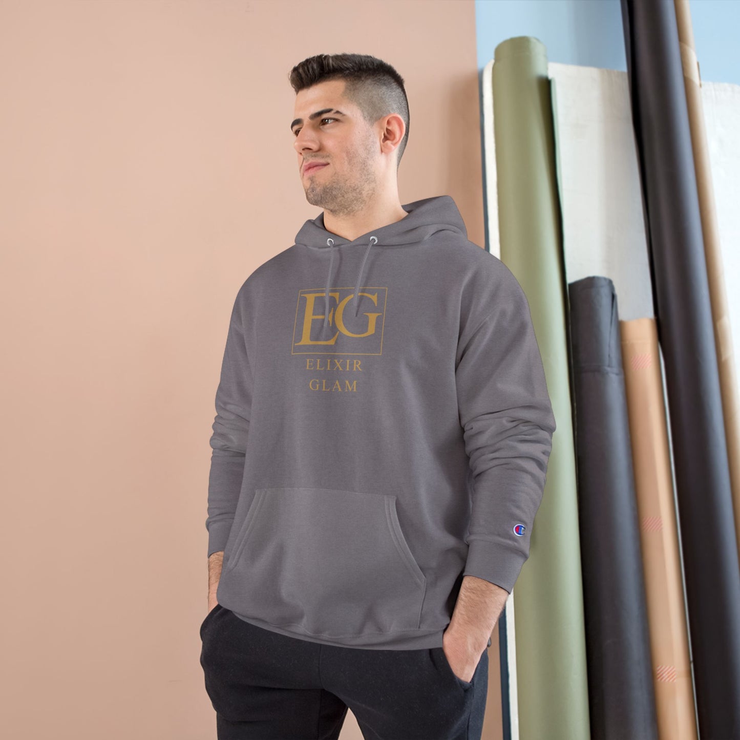 Elixir Glam Champion Hoodie - White, Stylish & Cozy Fashion for Everyday Wear