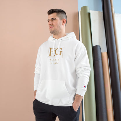 Elixir Glam Champion Hoodie - White, Stylish & Cozy Fashion for Everyday Wear