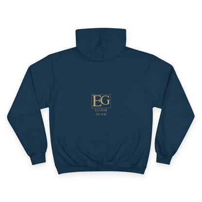 Elixir Glam Champion Hoodie - White, Stylish & Cozy Fashion for Everyday Wear