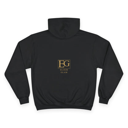 Elixir Glam Champion Hoodie - White, Stylish & Cozy Fashion for Everyday Wear