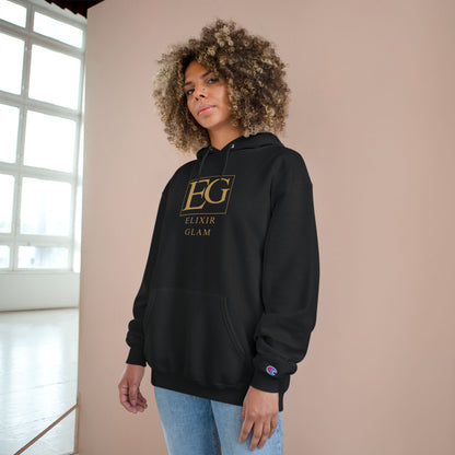 Elixir Glam Champion Hoodie - White, Stylish & Cozy Fashion for Everyday Wear