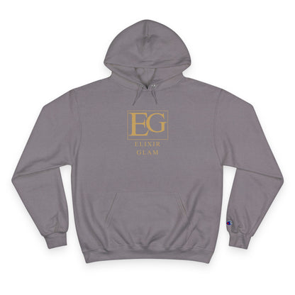 Elixir Glam Champion Hoodie - White, Stylish & Cozy Fashion for Everyday Wear