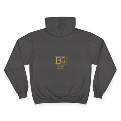 Elixir Glam Champion Hoodie - White, Stylish & Cozy Fashion for Everyday Wear