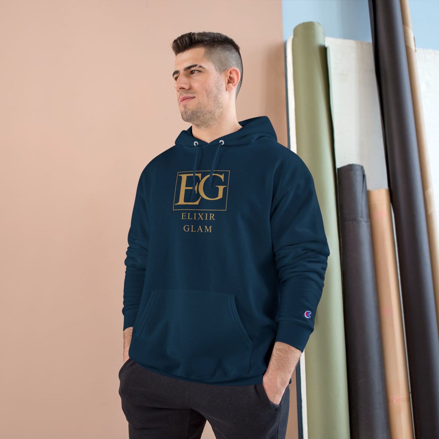 Elixir Glam Champion Hoodie - White, Stylish & Cozy Fashion for Everyday Wear