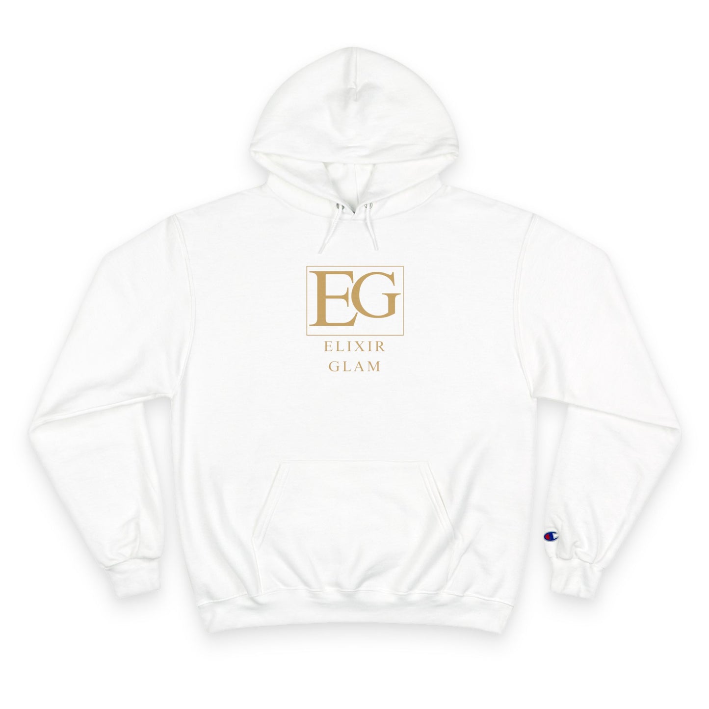 Elixir Glam Champion Hoodie - White, Stylish & Cozy Fashion for Everyday Wear