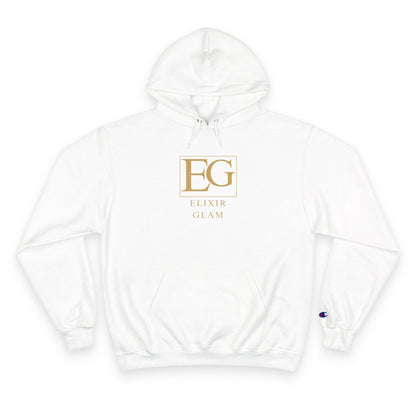 Elixir Glam Champion Hoodie - White, Stylish & Cozy Fashion for Everyday Wear